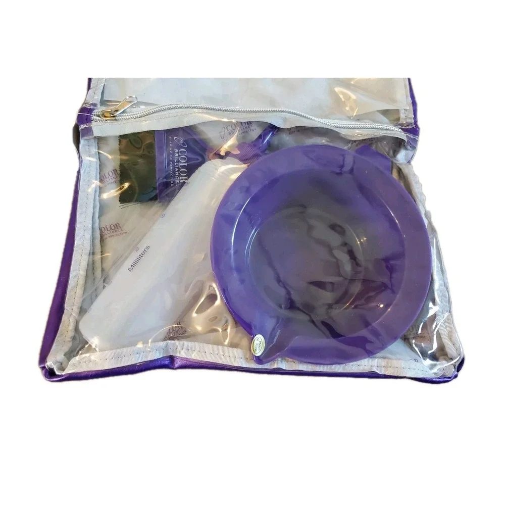 ION Hanging Travel Bag Applicator Bottle Tint Bowl‎ Brush Toiletries Makeup